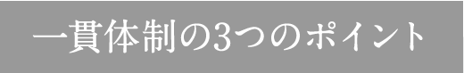 一貫体制の３つの柱